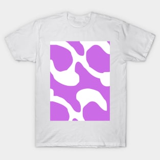 Abstract pattern purple swirl T-Shirt